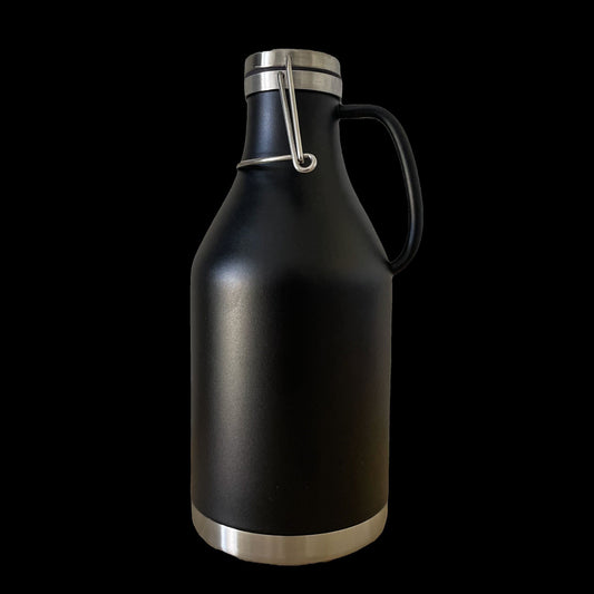 2lt Growler + St Bernard pack - Black